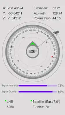 Satfinder Satellite Director android App screenshot 3