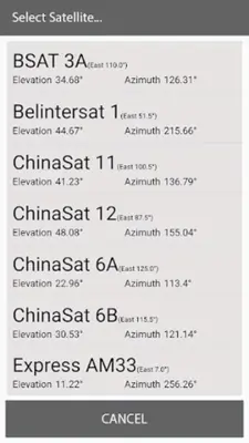 Satfinder Satellite Director android App screenshot 6